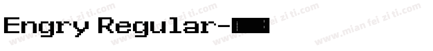 Engry Regular字体转换
